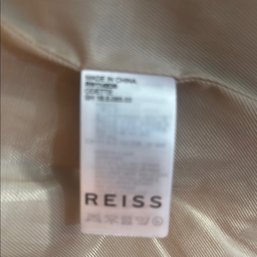 REISS Pinstripe Sleeveless Blazer Vest, size 2 - Picture 5 of 6